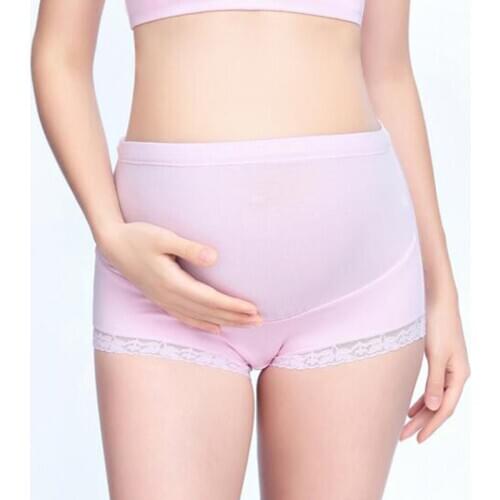 New Hot 1PC Cotton High Waist Solid Panties For Pregnant Belly Care Maternity Intimate Pregnancy Underwear Soft Panty