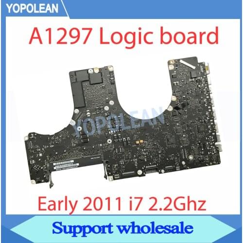 Original A1297 820-2914-B Motherboard For MacBook Pro 17" A1297 Logic Board i7 2.2Ghz Early 2011