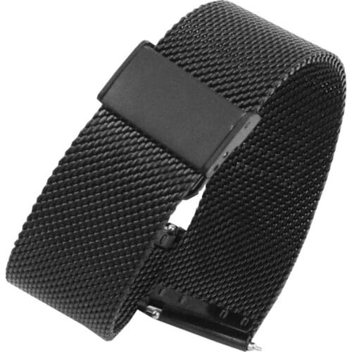 Quick Release Watch Strap Milanese Folding Clasp Stainless Steel Watch Band Replacement Strap 12mm 14mm16mm 18mm 20mm 22mm