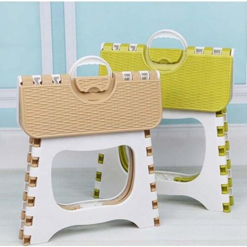 Folding Step Stool Portable Chair Seat for Home Bathroom Kitchen Garden Camping Kids and Adults Use Chair Seat