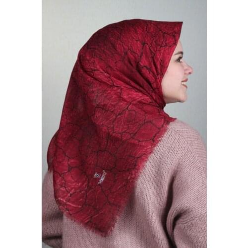 VERTU PATTERNED LINEN FLAMLI SCARF-DESEN-27-RENK-01