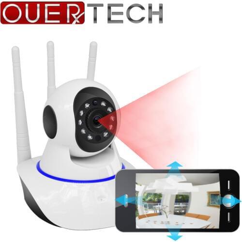 OUERTECH 720P video intercom Infrared light Wireless Rotating Smart IP Camera support PTZ control remote access baby monitor