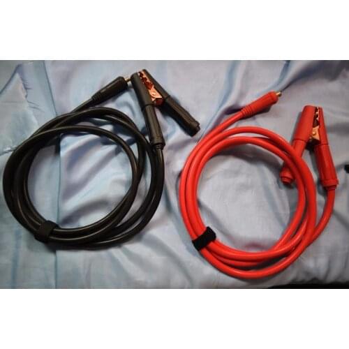 High Quality a pair of black and red power clamp clip cable for MST-80+ / MST-90+ voltage regulator
