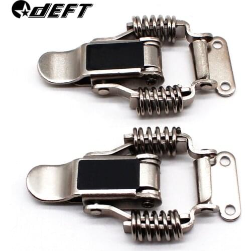 DEFT 2Pcs Bumper Durable Security Hook Quick Release Fasteners Lock Clip Kit for Racing Car Accessories Truck Hood Clip Hasp