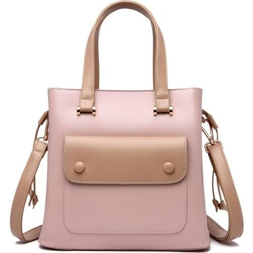 2019 Women Leather Handbags High Quality Sac A Main Female Travel Shoulder Bag For Girls Bolsa Casual Tote Bags Women Hand Bags