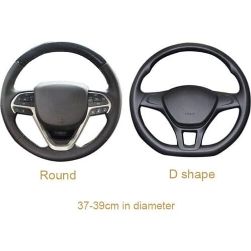 1 X Steering Wheel Cover Car Diamond For Most Cars PU Leather Practical