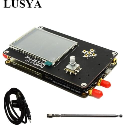 Lusya 3.2 Inch Touch LCD PortaPack H2+0.5ppm TXCO+ HACKRF ONE SDR Radio+Havoc Firmware With 2100MAh Battery For Ham Radio C5-015