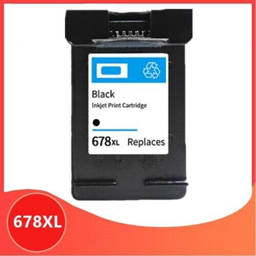 Black 678 Ink Cartridge for HP 678 XL Ink Cartridge for 678XL for hp678 Deskjet 2515 3515 1018 1518 2548 3548 4518 2648 Printer