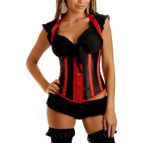 Cheap Sexy Body Shaper Sweat Bodysuit Waist Trainer Party Club Wear Corset SSY-0032