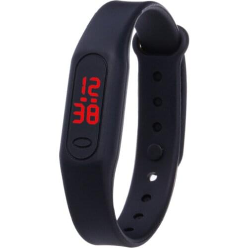 New LED Childrens Bracelet Silicone Electronic Watch Kids Mini Fashion Casual Personality Student Cartoon Multicolor Bracelet