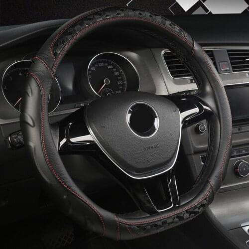 FeKoFeKo Leather Car Steering Wheel Cover For Acura TSX MDX RDX TL RSX TLX Integra car accessories auto styling