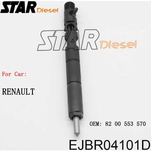 Common Rail Fuel Injector Nozzle EJBR04101D (8200553570) New Injection EJB R04101D And EJBR0 4101D For RENAULT