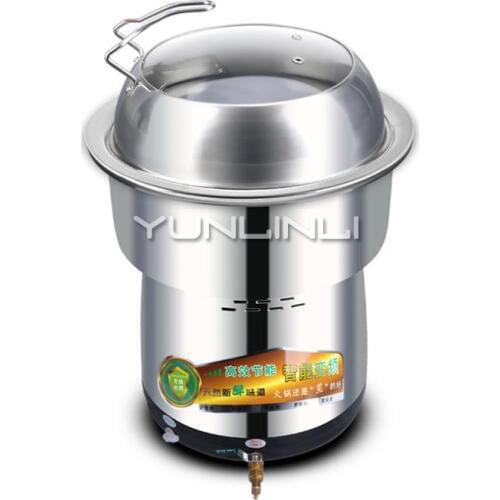 Commercial Electric Hot Pot Multifunctional Steam Hot Pot Stainless Steel Cooking Pot BST-2800
