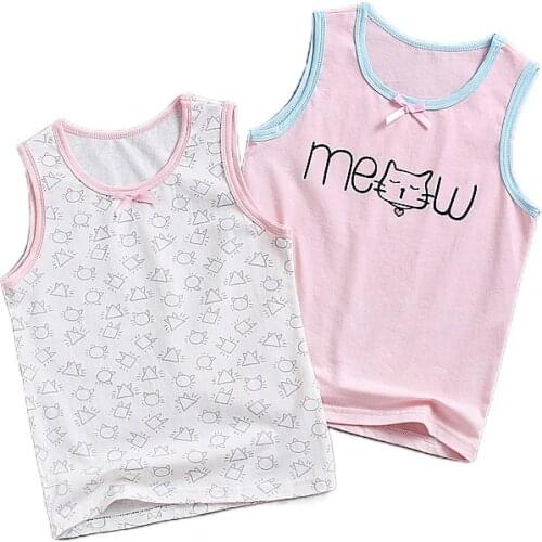Summer Girls' Vest Camisole, Childrens Cotton Childrens Clothing toddler vest