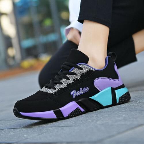 Fashion Platform Trainers Sneakers Women Casual Shoes Outdoor Breathable Shoes Walking Running Flats Shoes