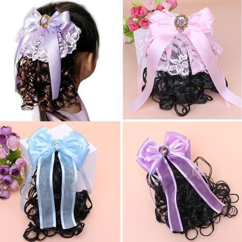 Fashion Women Gorgeous Korean Elegant Hairbands Hair Bands Gum Elastic Bands Hair Accessories Gum Scrunchies For Pretty Children