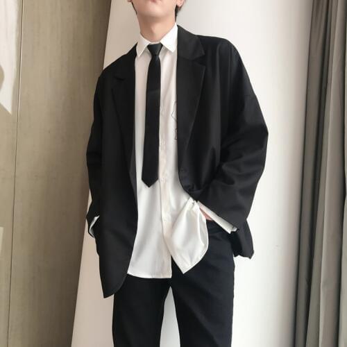 2020 Mens Fashion Leisure Blazers Male Single Western Clothes Clothing Outerwear High Quality Suit Jackets Loose Coats S-XL