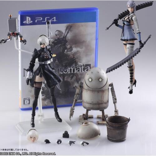 NieR Automata YoRHa No. 2 Type B figma 2B Machine Lifeform Kaine Nier action figure doll model toy T30