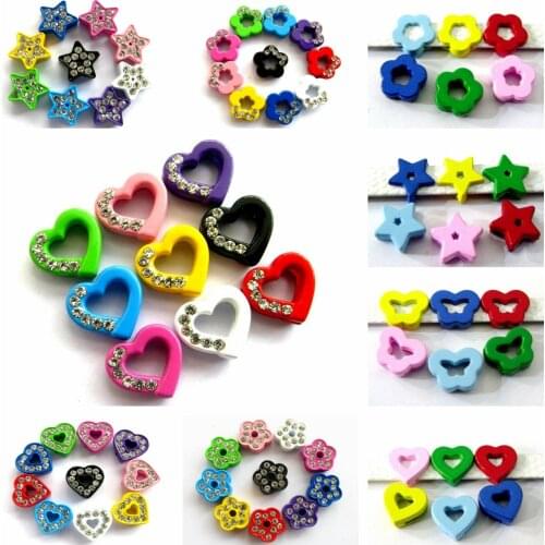10pcs 8mm Halloween Slide Charms Ghost Witch Pumpkin Fit 8mm Pet Collar DIY Necklace & Bracelet keychains