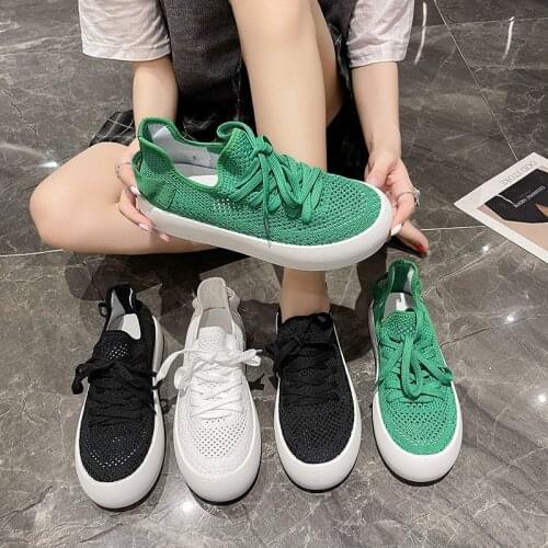 Platform Women Sandals Summer Woman Mesh Breathable Thick Bottom Femmes Shoes Fashion Hollow Lace Up Non-slip Flats Women Shoes
