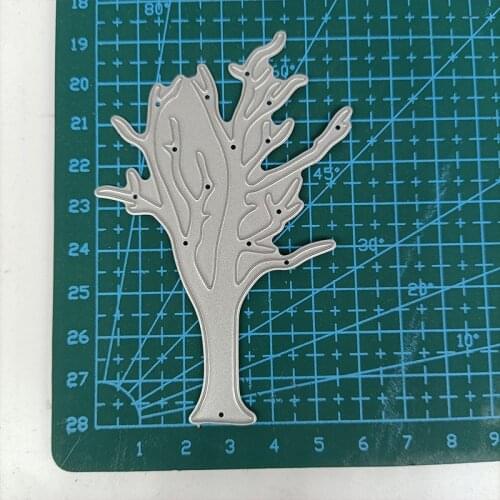 Brick Tree Branch Frame Metal Cutting Dies Stencils For DIY Scrapbooking Decor Embossing Handcraft Card Making Punch Template
