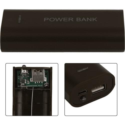 Power Bank DIY Kit Storage Case Box Free Welding Suit 2X 18650 Battery 5600mAh USB External Charger For Xiaomi Samsung Phone