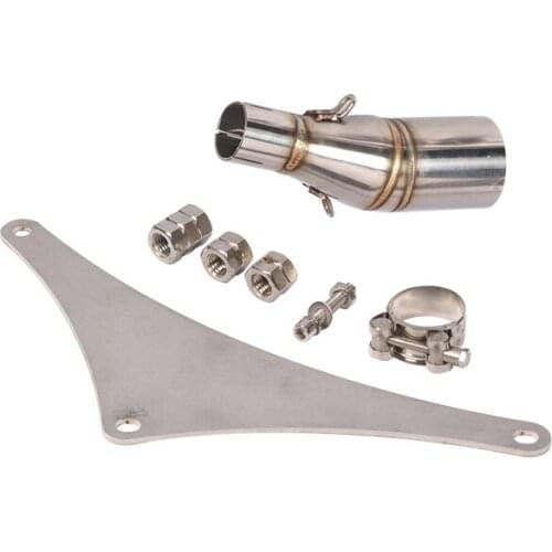 Escape Motorcycle Exhaust Middle Link Pipe Stainless Steel Exhaust System For Kymco Xciting 250 300 2016-2019