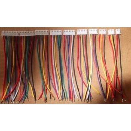 XH2.54MM 4P 200MM, 26AWG XH single head cable, Electronic line Connecting line,Color random delivery