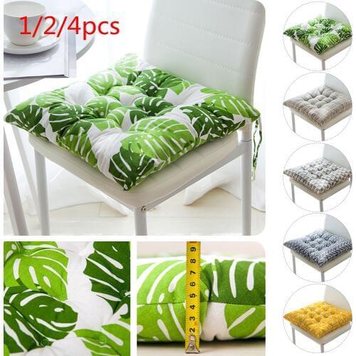 1/2/4pcs Seat Chiar Cushion Printed Office Bar Chair Back Seat Cushions Sofa Pillow Buttocks Chair Cushion Home Office Decor