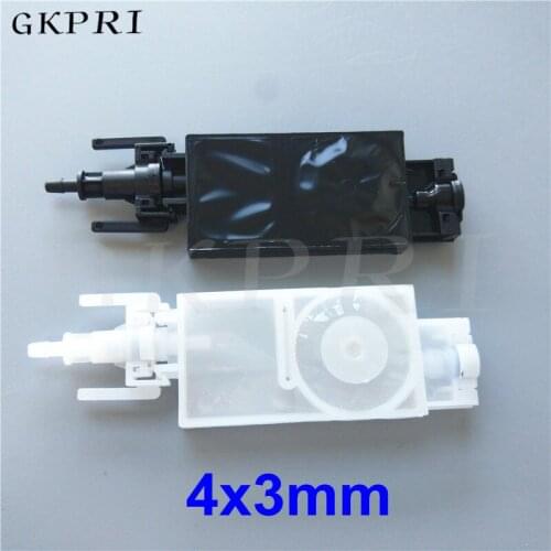 10pcs UV Ink Damper for Epson DX5 TX800 Mimaki JV33 JV5 Dumper with Connector Copper Nut 4x3mmCompatible Solvent DX5 Ink Damper