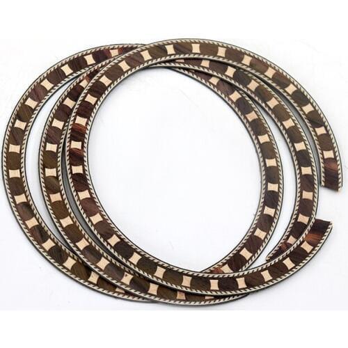 3PCS Guitar Sound hole Inlay MAPLE For Acoustic Classic Guitar Mosaic technology of scallop CLYKQ01