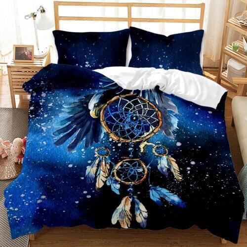 3d Dream Catcher Printing Duvet Cover Designer Bedding Set King Queen Twin Bed Set Full Size Comforter Set Microfiber Fabric