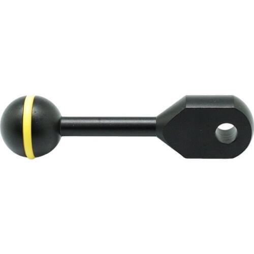 3"/7.6cm Aluminium 1"Ball and YS head adapter arm for Underwater Strobe/Housing