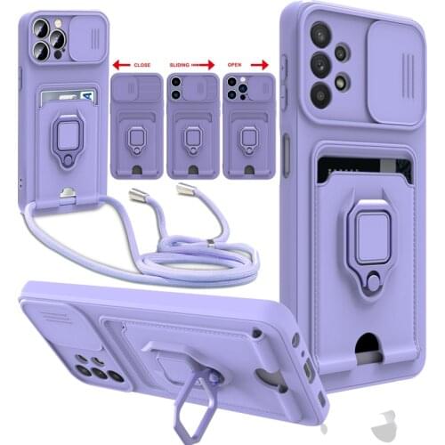 Wrist Strap Phone Case For Samsung Galaxy Note 20 Ultra S21 Plus S20 FE A51 A71 A52 A72 S10 9 Luxury Magnetic Cover Stand Holder