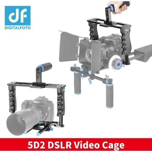DSLR 5D2 rig 5D3 video camera dslr rig shoulder mount stabilizer steadicam follow focus matte box GH4