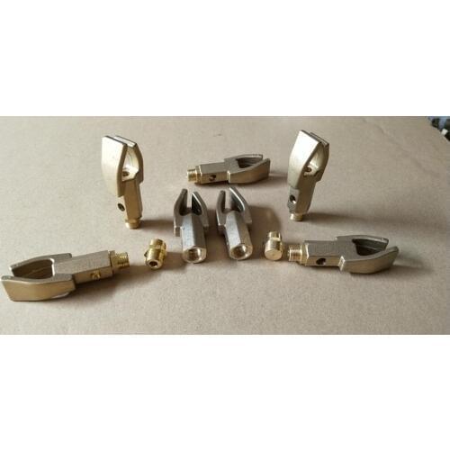 Cast iron duck nozzles gas jet tips for burner propane jet burner with brass orifice LNG or LPG