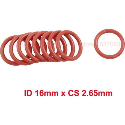 ID 16mm x CS 2.65mm silicon rubber o ring gaskets sealing