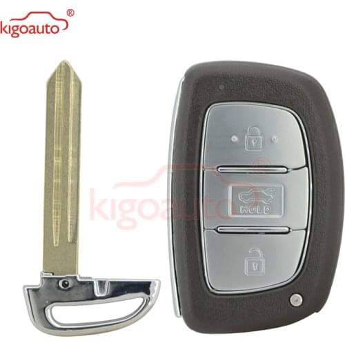 KIGOAUTO 3 Button 433Mhz PCF7952 for Hyundai Elantra key Smart Remote Car Key Fob