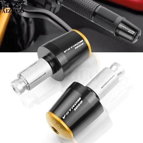 Motorcycle 22MM Handlebar Grips End Cap Plug FOR SUZUKI V-Strom DL 1050 XT 1050A 1050XT VStrom DL1050 DL1050XT 2019 2020 2021