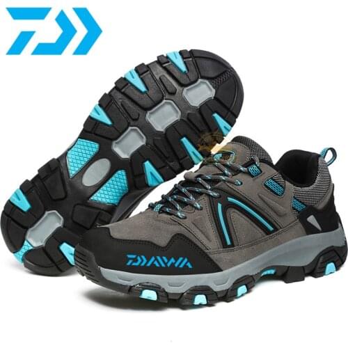 2021 New Outdoor Hiking Shoes DAIWA Fishing Shoes Four Seasons Mens Sports Non-slip Shoes DAIWA Waterproof Fishing Shoes
