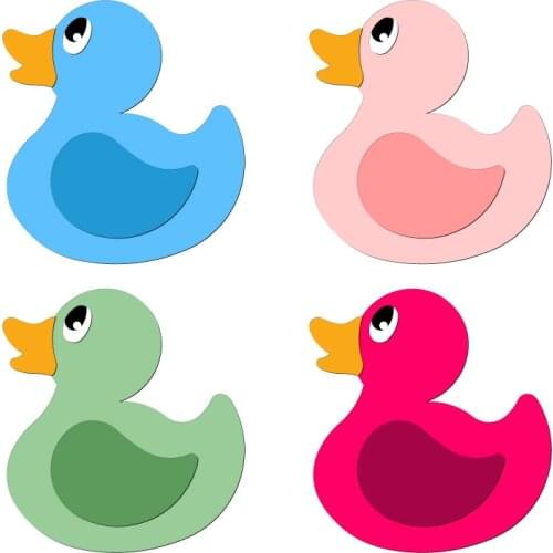 New Lovely ducks Wooden die Scrapbooking C-112-4 Cutting Dies