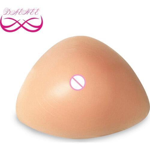 Triangle Shape 250g/piece Nontoxic Medical Silicone Fake Breast Form Boobs Prosthesis Tits Chest For Mastectomy Breast Cancer