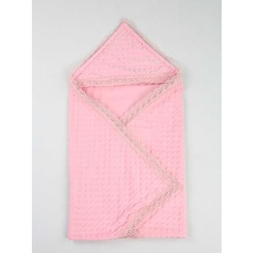 Pink 85 X85 cm Girl Baby Swaddle Blanket