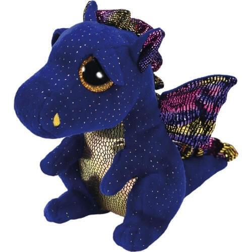 Ty Saffire The Dragon Plush Animal Toys Stuffed Doll Gift 15cm