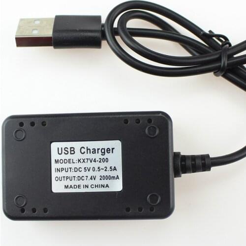 USB Charger Battery Adapter for WLTOYS K969 124019 124018 RC Car & Airplane