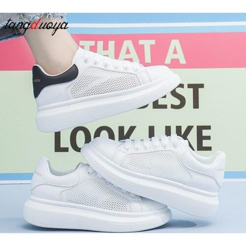Mesh Women Shoes White Casual Sneakers Women Platform Breathable Shoes For Ladies Outdoor Round Head Female Sneakers
