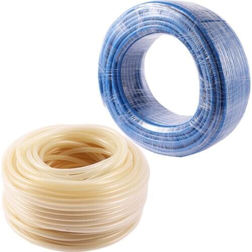 1m Poultry Animal Drinking Water Pipe White/Blue Hose Chicken Duck Rabbit Bird Pigeon Automatic Waterer Drinking Pipe ID 9.5mm