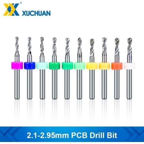 PCB Drill Bit 1PC 2.1-2.95mm PCB Circuit Board Gun Drill Bit Carbide Drill Bit Drilling Tools