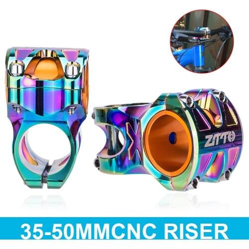 2021 MTB 50mm Stem CNC 35mm 31.8mm Handlebar Bicycle Ultralight 0 Degree Rise Durable DH AM Enduro 28.6mm Steerer Mountain Bike