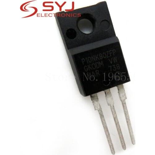 5pcs/lot STP10NK80ZFP P10NK80ZFP 10N80 TO-220F 10A 800V new original In Stock